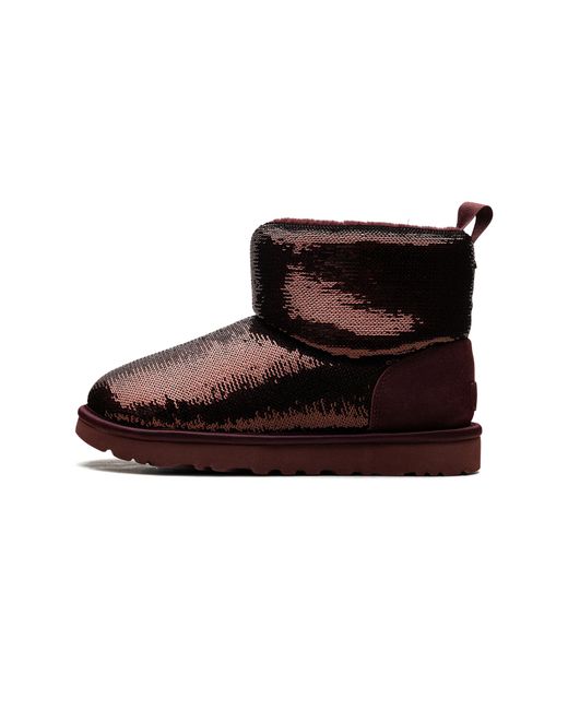 Ugg Black Classic Mini Mirror Ball "Wild Grape" 1151291 Wgrp"