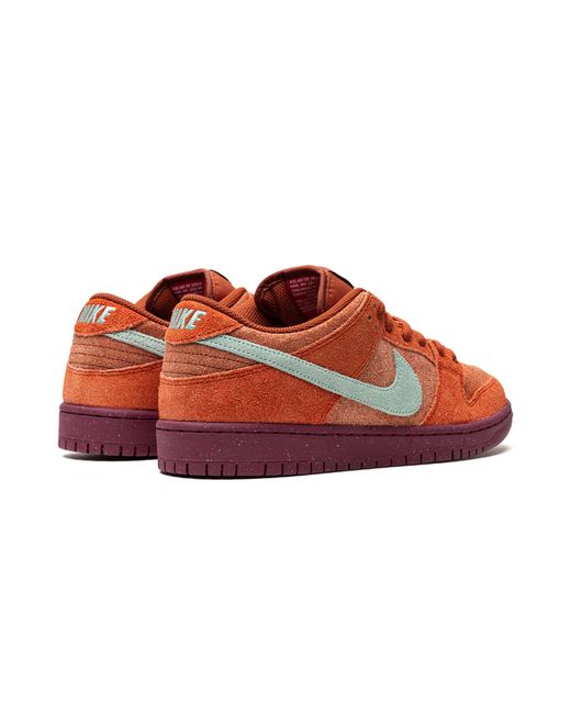 Nike Red Sb Dunk Low Pro Prm "Mystic" Dv5429 601" for men