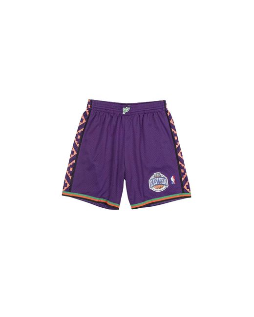Mitchell & Ness Purple Nba Swingman Shorts "1995 All-Star East for men