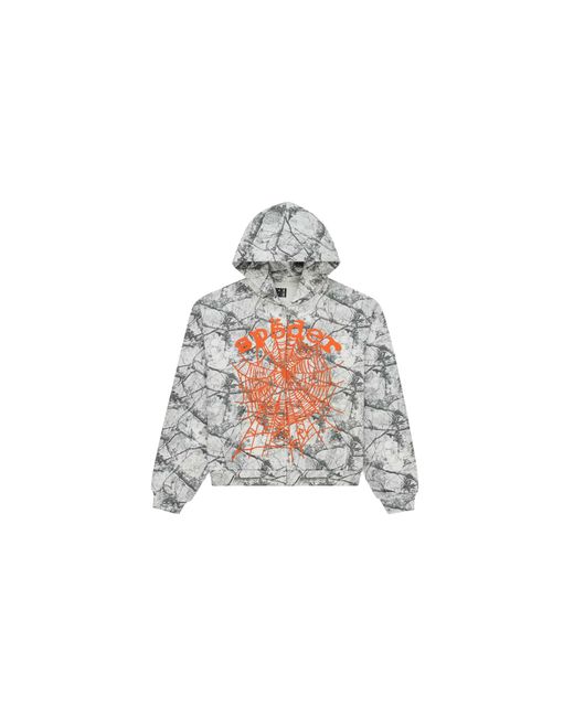 Sp5der Black Real Tree Og Web V2 Zip Hoodie Camo" 420" for men