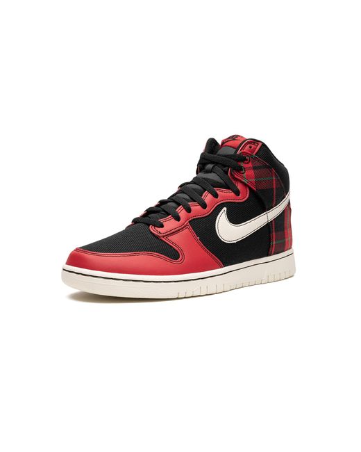 Nike Black Dunk High "Plaid for men