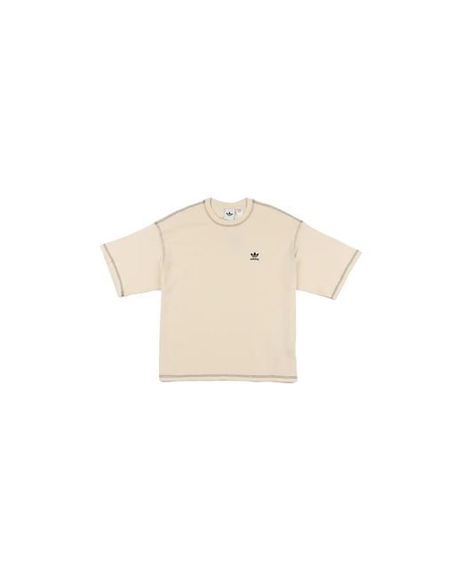Adidas Black Trefoil Essentials T-Shirt "Wonder" Jw0970" for men