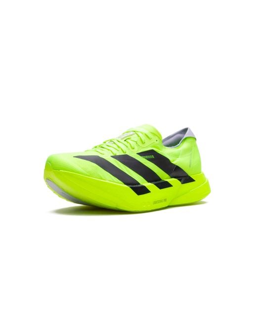 Adidas Green Adizero Adios Pro 4 "Lucid Lemon" Jr6364" for men