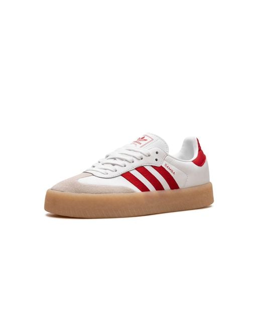 Adidas black 2024 and red shoes