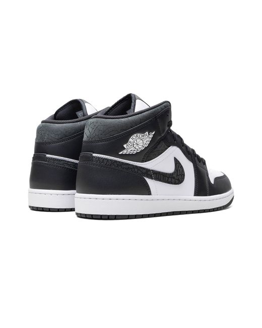 Nike Black Air 1 Mid "panda Elephant" Shoes for men