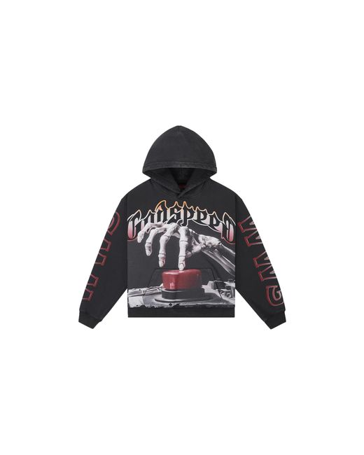 GODSPEED NEW YORK Black Code Hoodie Gs557" for men