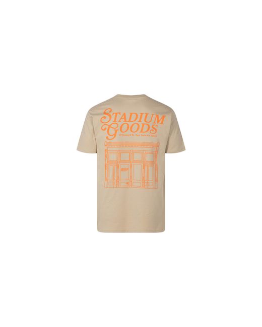 Stadium Goods Black Howard Street Store T-Shirt "Sand" Sgs0562"