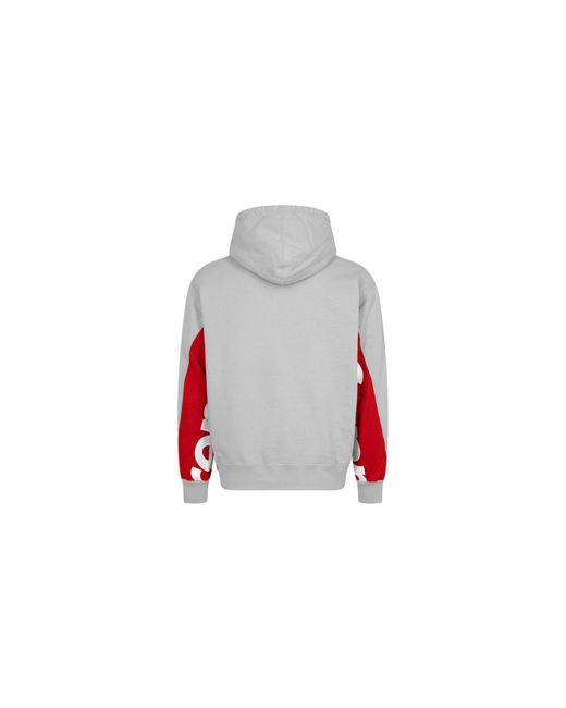 Supreme Black Cropped Panels Hoodie "Ss22" Su12092"