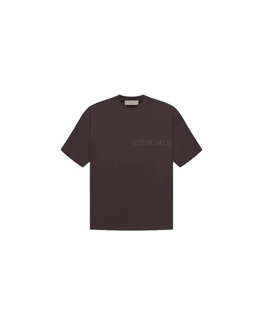 Fear Of God Black Short-Sleeve T-Shirt "Plum" 125Bt222005F" for men