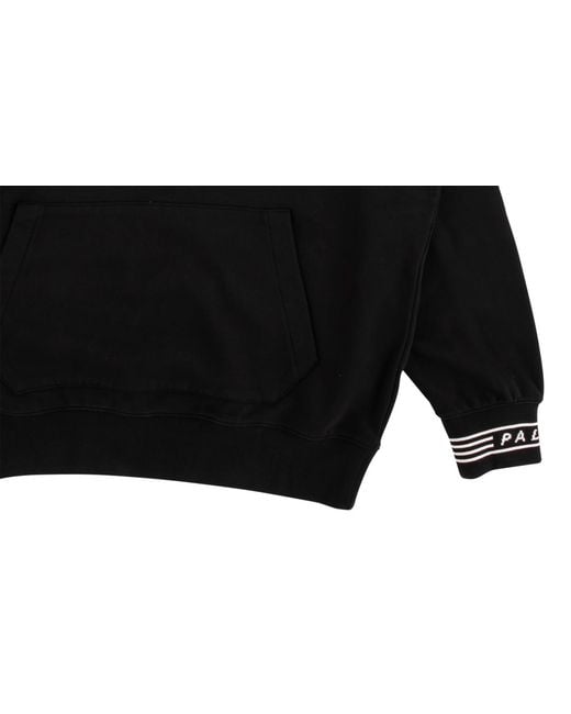Palace Black P-Rib Hoodie P14Cs118" for men