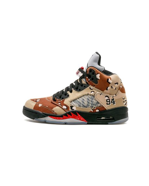 Nike Black Air 5 Retro Supreme "Camo" Shoes for men