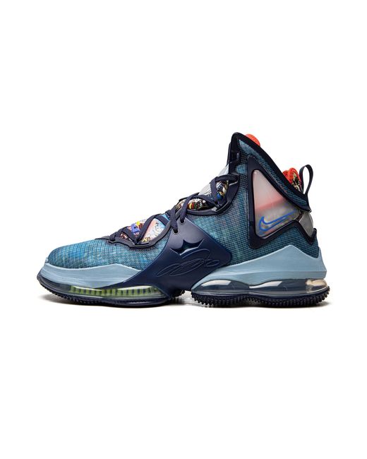 Nike Blue Lebron 19 "Fast Food" Cz0203 400" for men