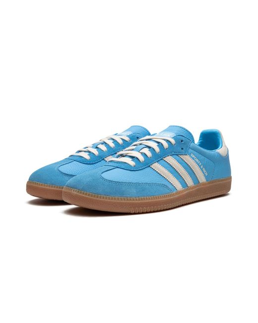 Adidas Blue Samba "sporty & Rich