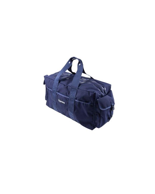 Supreme Blue Duffle Bag "Ss24" for men