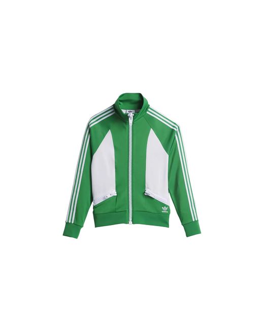 Adidas Green Big Zip Jacket "Jeremy Scott" Hy1813" for men