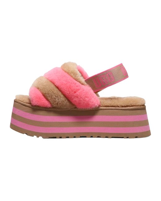 Ugg Black Disco Stripe Slide 1120875 Cprc"