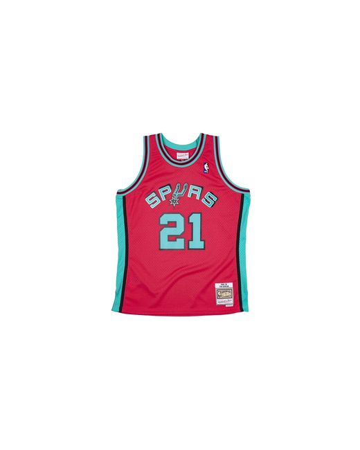 Mitchell & Ness Black Nba Tim Duncan Reload Swingman Jersey "1998 San Antonio Spurs for men