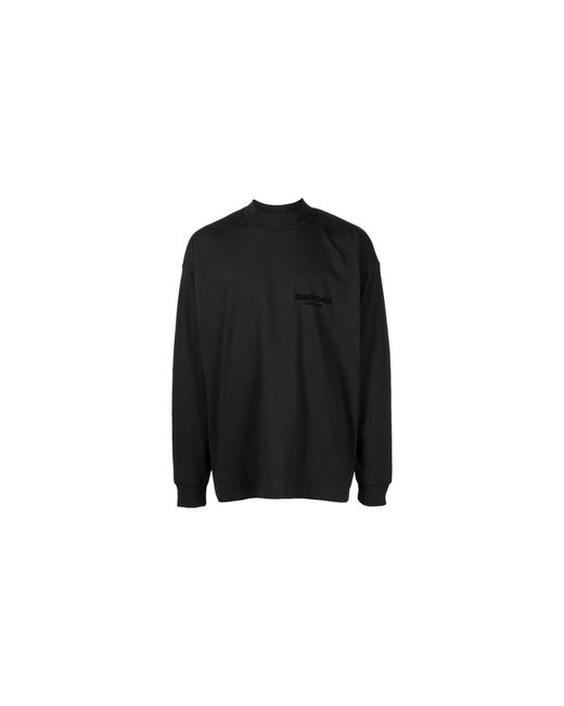 Fear Of God Black Long-Sleeve T-Shirt "Stretch Limo" 125Su224110F" for men