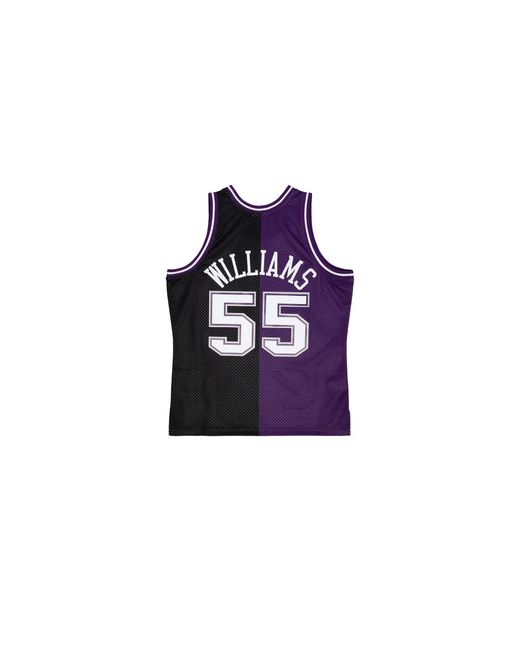 Mitchell & Ness Black Split Swingman Jersey "Nba Sacramento Kings 2000 Jason Williams" Smjy4845 Ski00Jwibkpr" for men