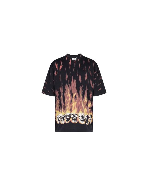 Supreme Black Mm6 Maison Margiela Oversized T-Shirt "Ss24" Su318"