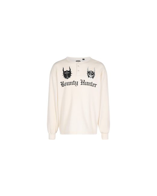 Supreme Black Bounty Hunter Thermal Henley L/S Top "Fw23" Su246"