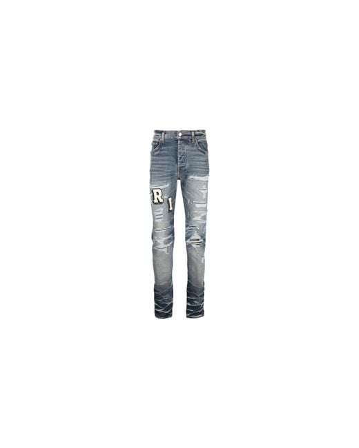 Amiri Black Varsity Jeans "Vintage" Pf23Mds014875" for men