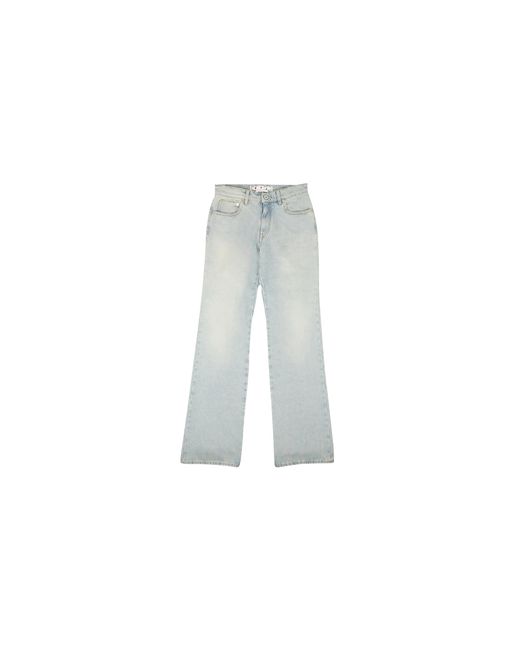 Off-White c/o Virgil Abloh Black Baggy Chino Jeans "Light" Owya047F22Den0014000"