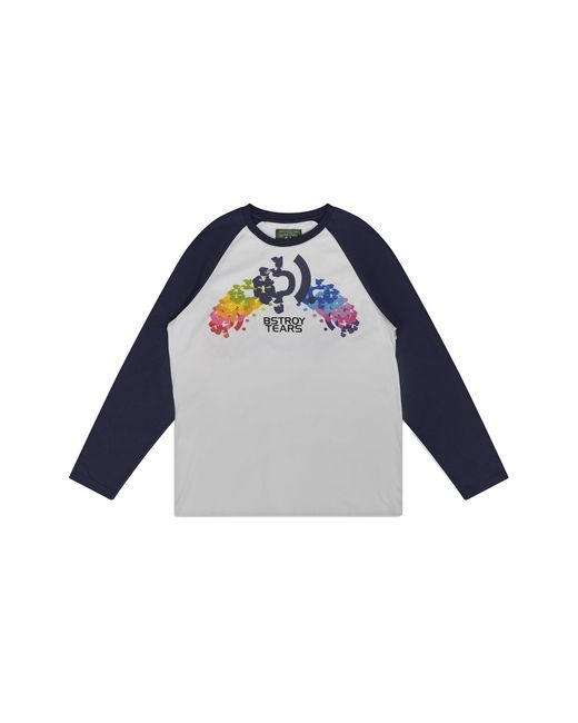 DENIM TEARS Black Bstroy Tears Baseball T-Shirt Dt881" for men