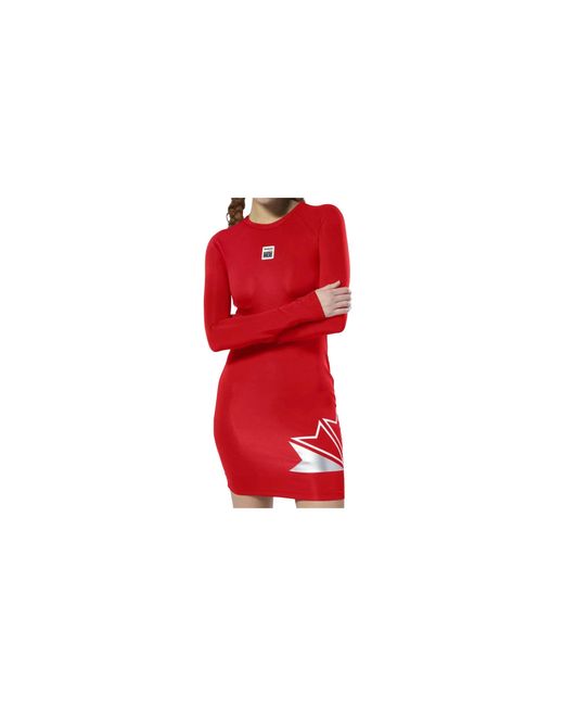 Reebok Red Married To The Mob Dress "Primal" Ec0974"