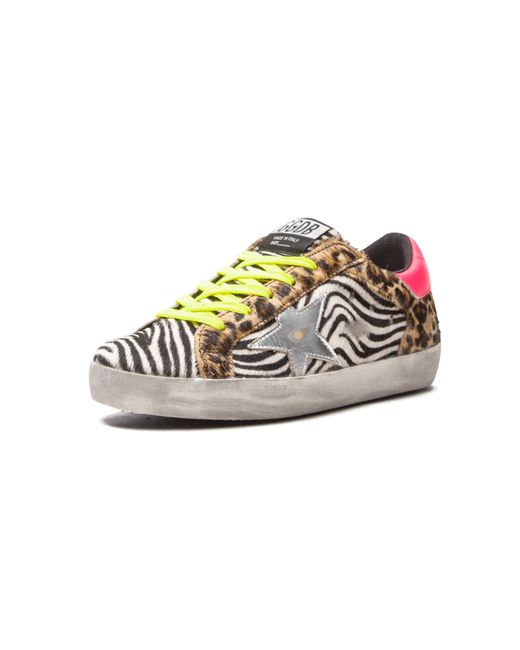 Golden Goose Deluxe Brand Black Super-Star Zebra Multi" Gwf00104F00090880676"