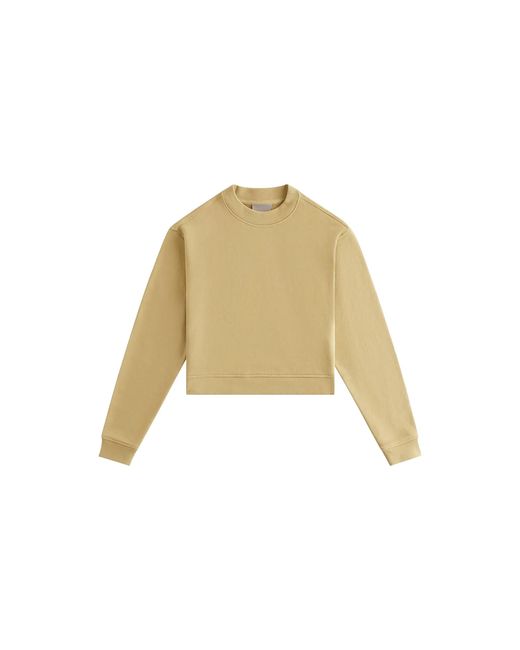 Kith Black Haylen Cropped French Terry Crewneck Khw030227 953"