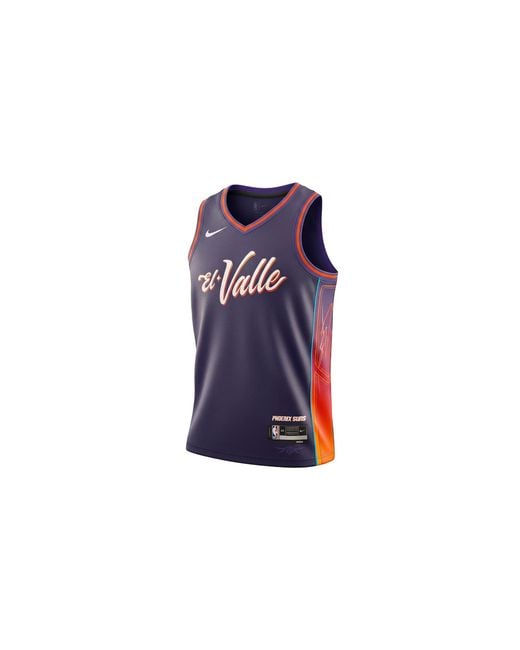 Nike Black Nba Phoenix Suns 2023/24 City Edition Swingman Jersey Dx8546 535" for men
