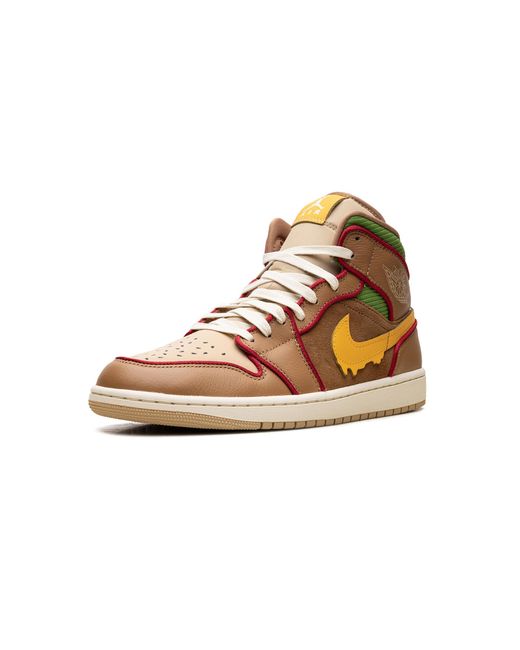 Nike Black 1 Mid Se "Cheeseburger" Ib7403 224" for men