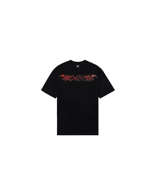 REVENGE Black Spine T-Shirt X53Udhvi" for men