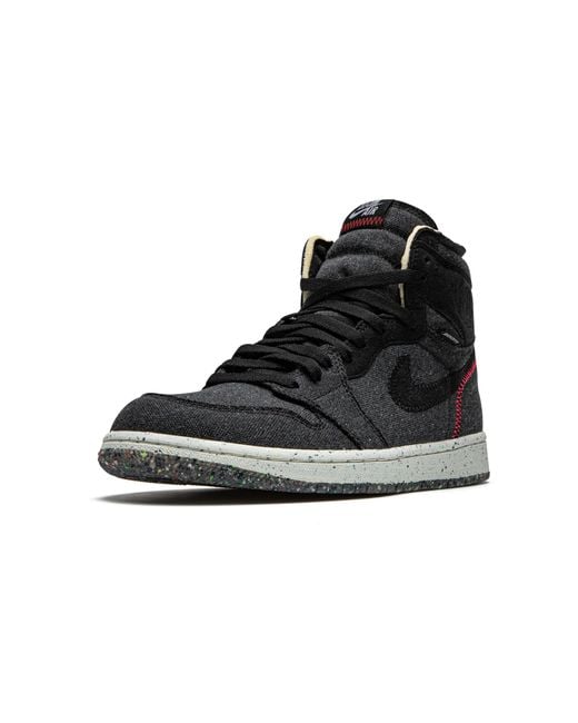 Nike Black Air 1 Retro High Og Zoom "Crater" Cw2414 001" for men