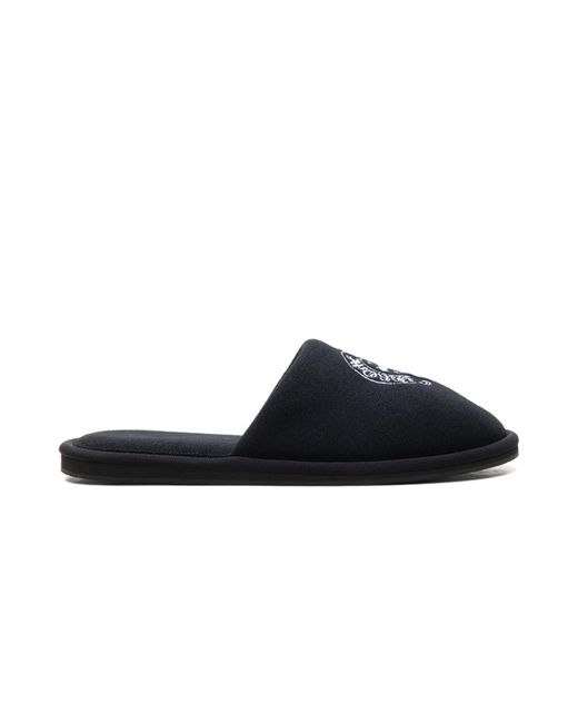 Chrome Hearts Black Embroidered Horseshoe Hotel Slippers Chrm1480" for men