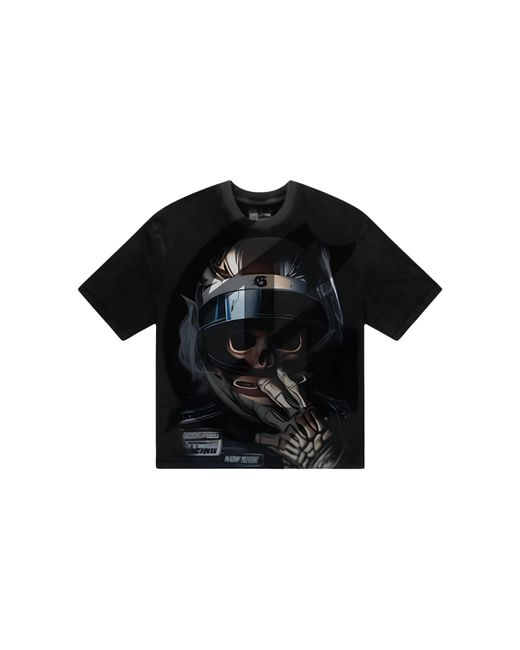 GODSPEED NEW YORK Black F1 World Cup T-Shirt Wash" Gs624" for men