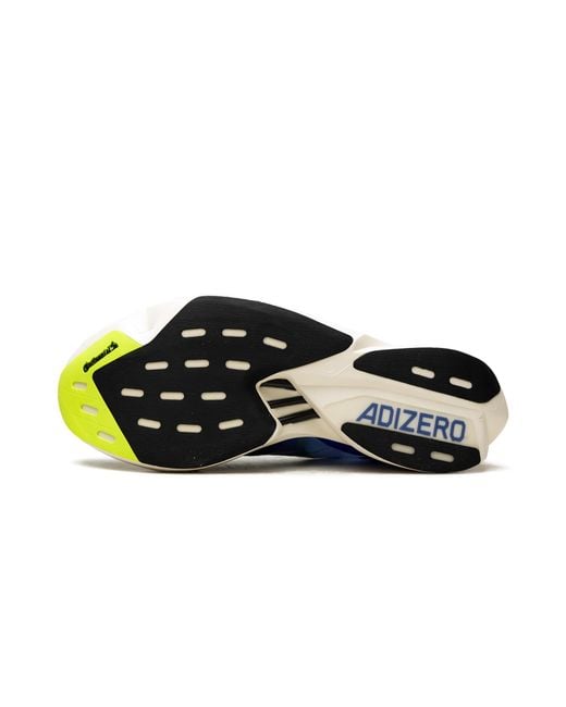 Adidas Blue Adizero Adios Pro 3 "Cobalt Zero Metalic Lucid Lemon" Id3635" for men