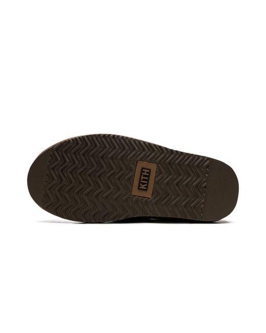 Kith Brown Mas Monogram Shearling Slippers "Loft" Khmsh0004 209" for men