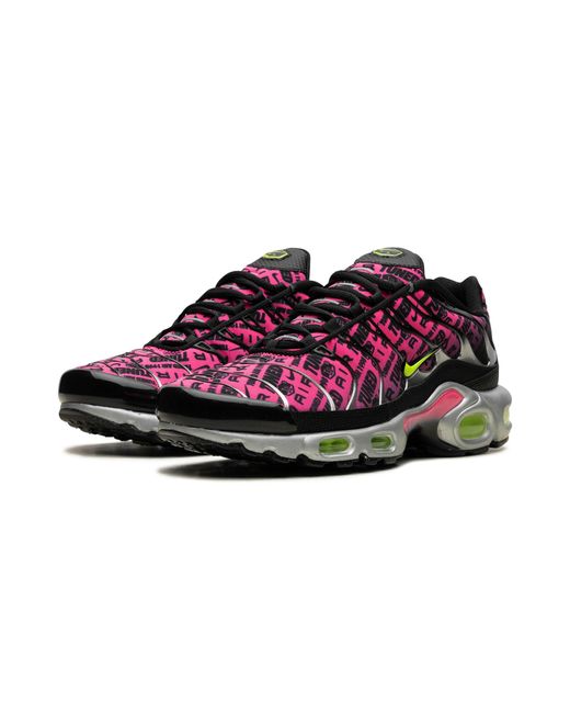 Nike Black Air Max Plus Mercurial Xxv "hyper Pink Volt" Shoes for men