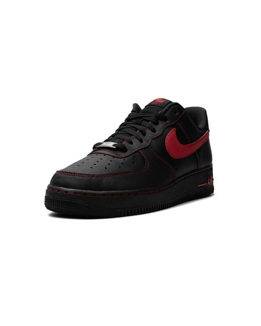 Nike Black Air Force 1 Low '07 Lv8 "Bred" Hq2037 005" for men