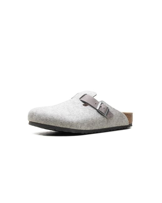 Birkenstock Black Boston Natural Leather Felt "Light" 1026149" for men
