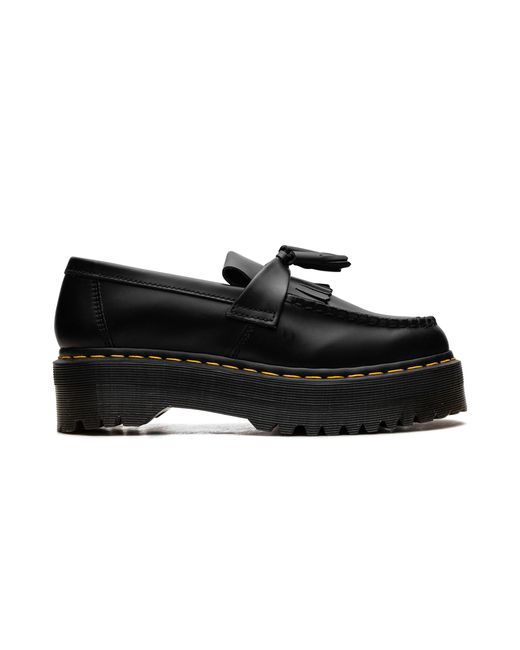 Dr. Martens Black Adrian Leather Platform Tassel Loafers 27989001"