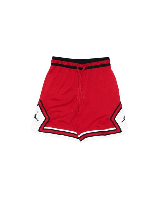 Nike Red Sport Dri-Fit Mesh Diamond Shorts "Gym Hf9910 687" for men
