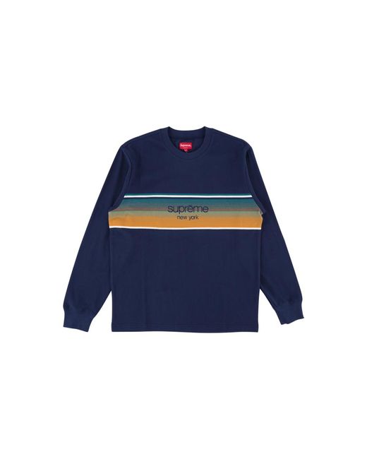 supreme shadow stripe long sleeve