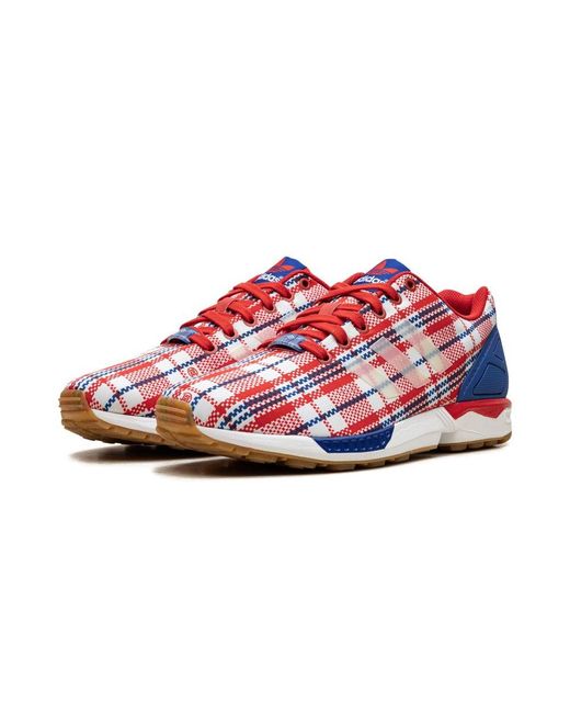 Adidas Blue Zx Flux Clot "Clot" Shoes