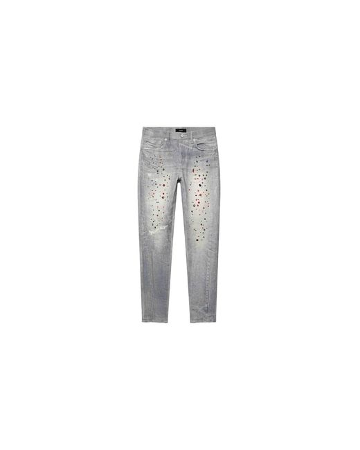 Purple Brand Black P001 Skinny Jewel Print Denim "Light" P001 Sjwp226" for men