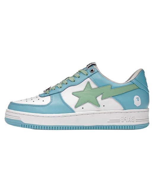 A Bathing Ape Blue Sta "Pastel" 001Fwh701005 Sax A" for men