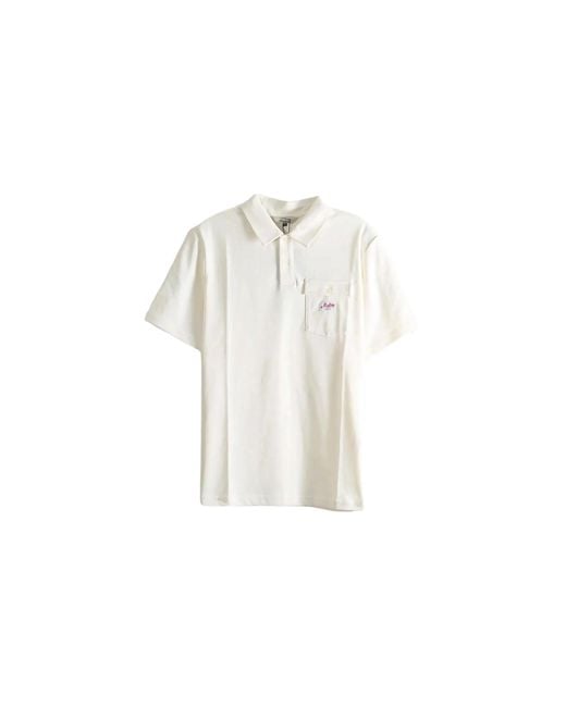 Malbon Golf Black Jovis Benchmark Polo Shirt "Ivory" 10180 Ivy" for men