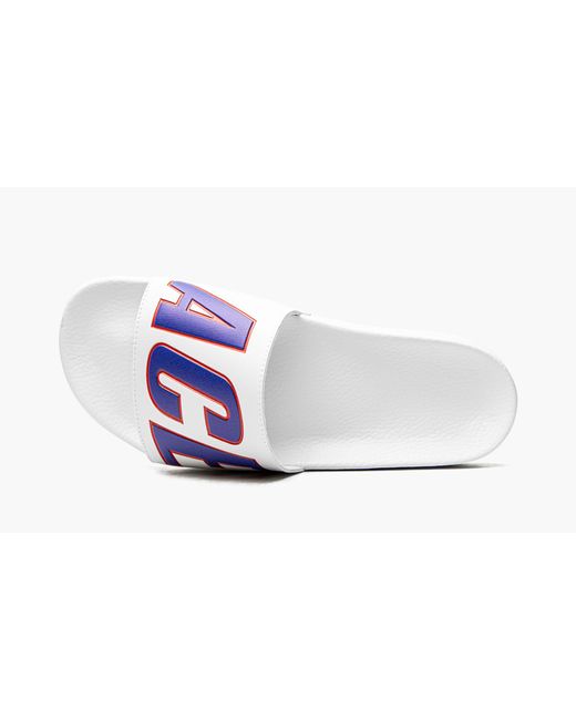 Palace White Sliders for men